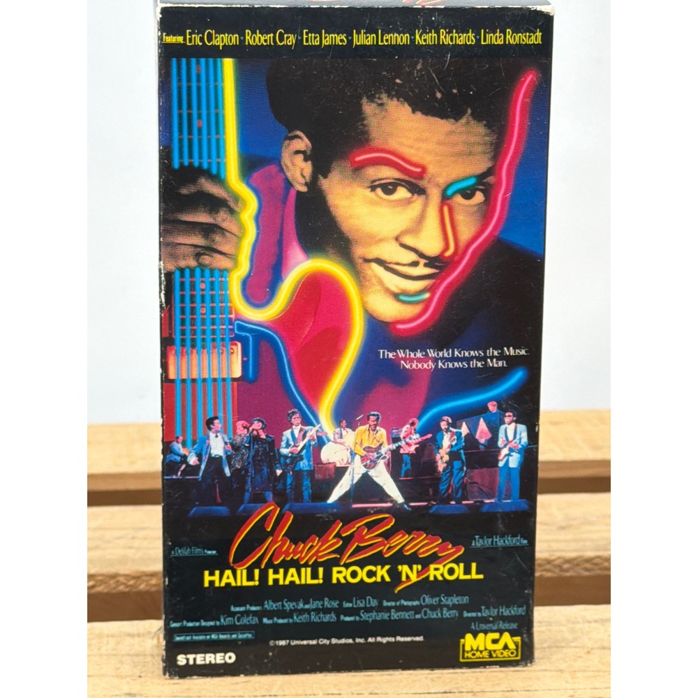 Chuck Berry Hail! Hail! Rock 'N' Roll VHS 1987 MCA Home Video Documentary Music